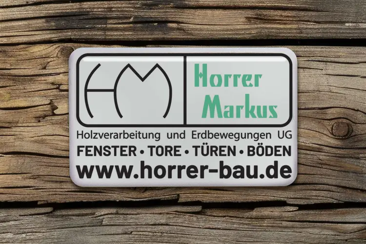 Horrer Markus Holzverarbeitung & Erdbewegungen Doming Aufkleber
